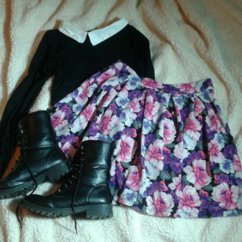 Forever 21 Floral Skirt